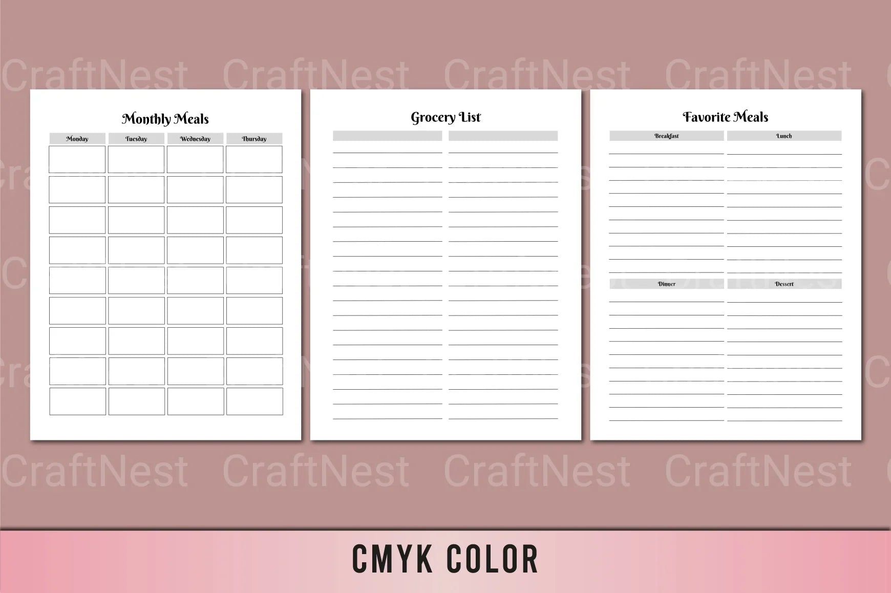 Ultimate Meal Planner Guide - CraftNest - Digital Crafting and Art