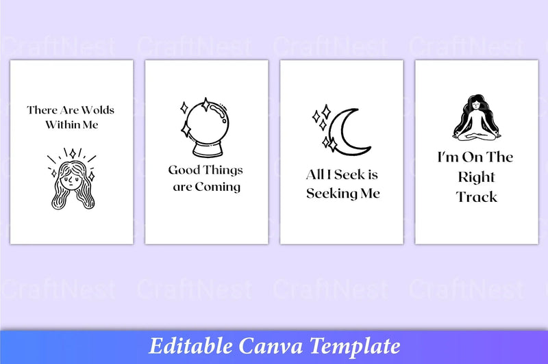 Manifestation Interior Design Canva Template - CraftNest - Digital Crafting and Art