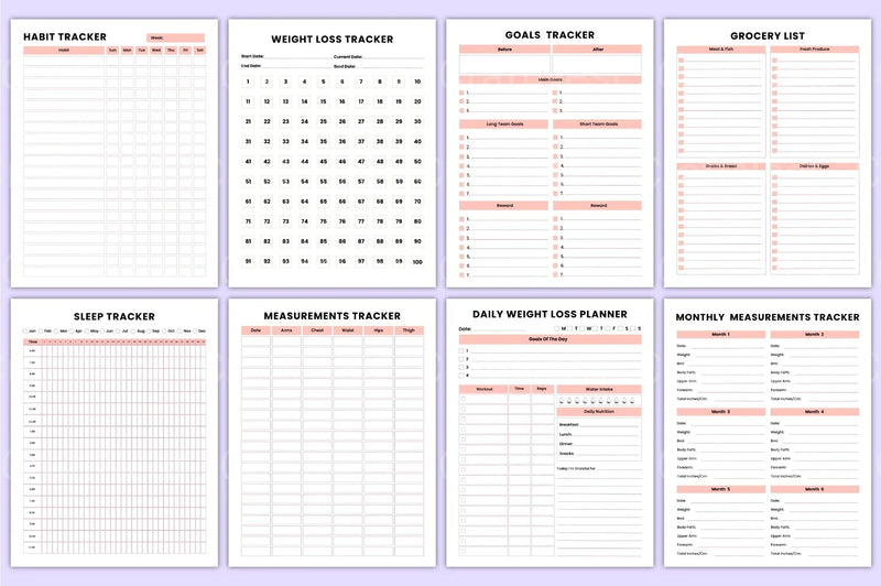 Habit Fitness Tracker: Boost Your Health & Productivity - CraftNest - Digital Crafting and Art