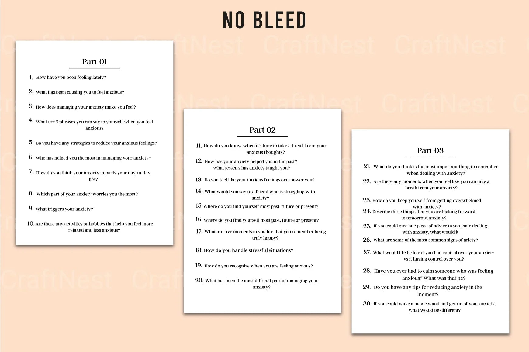 Deep Anxiety Prompts - CraftNest - Digital Crafting and Art