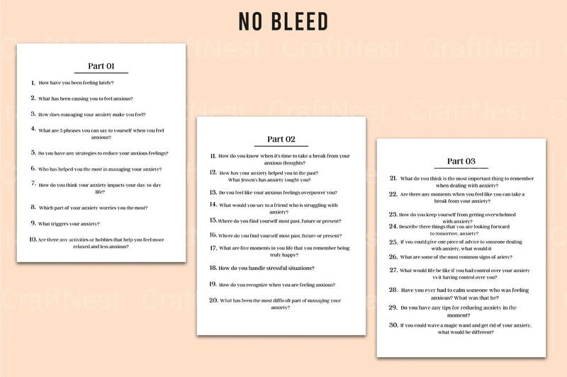 Deep Anxiety Prompts - CraftNest - Digital Crafting and Art