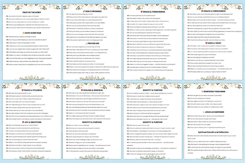 500 Bible Prompts for Inspiration - CraftNest - Digital Crafting and Art