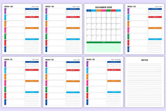 Weekly Planner Organizer - CraftNest - Digital Crafting and Art