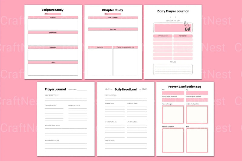 Faith Scripture Study Guide - CraftNest - Digital Crafting and Art