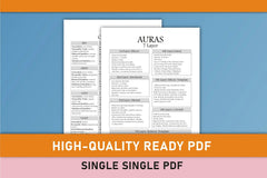Aura Guide Book from 100 Planner - Guidebook Bundle - CraftNest - Digital Crafting and Art
