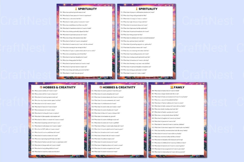 Vision Board Prompts for Inspiration - CraftNest - Digital Crafting and Art