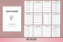 ADHD Planner for Effective Organization - CraftNest - Digital Crafting and Art