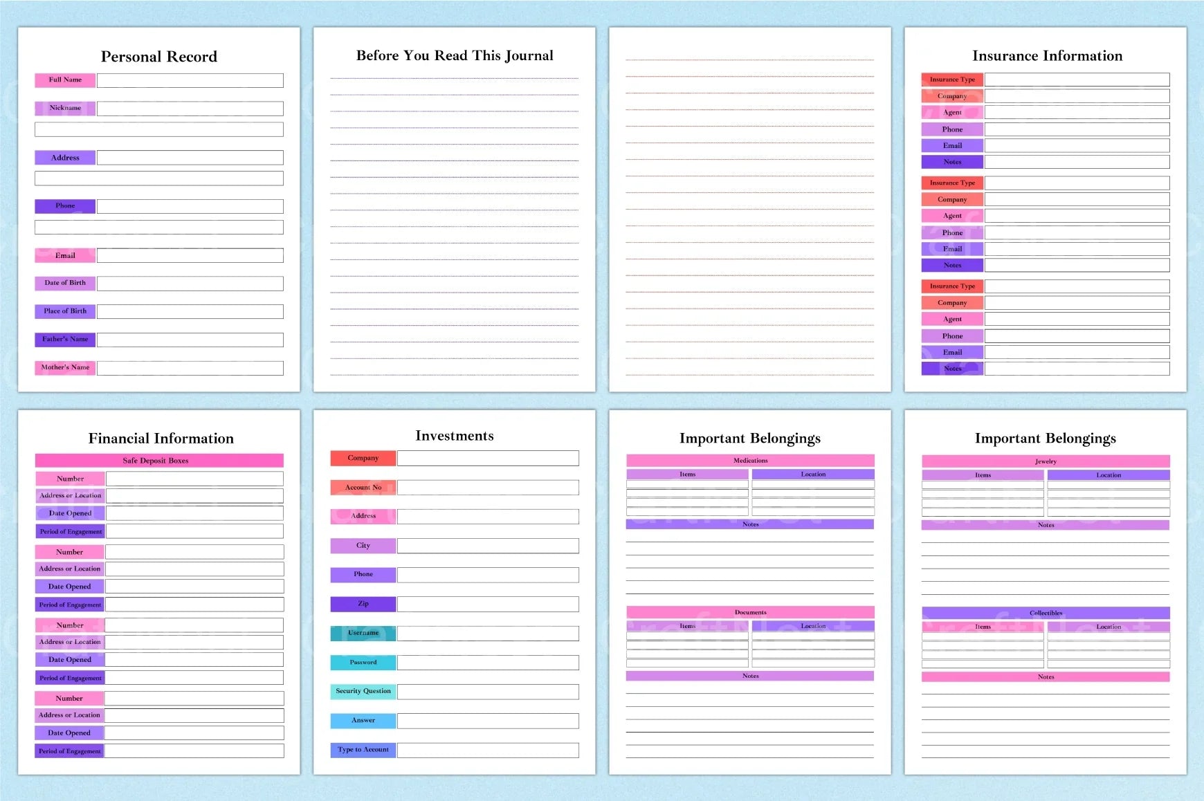 End of Life Planner Guide - CraftNest - Digital Crafting and Art