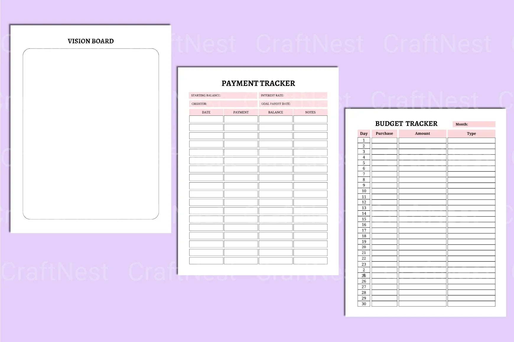 ADHD Life Planner for Effective Organization - CraftNest - Digital Crafting and Art