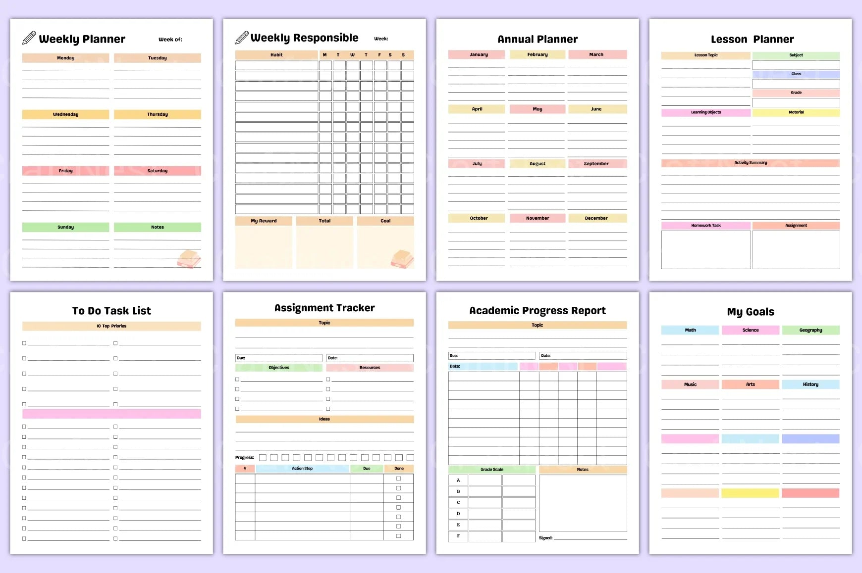 Ultimate Home School Planner - CraftNest - Digital Crafting and Art