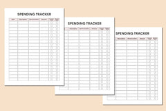 Spending Tracker Planner - CraftNest - Digital Crafting and Art