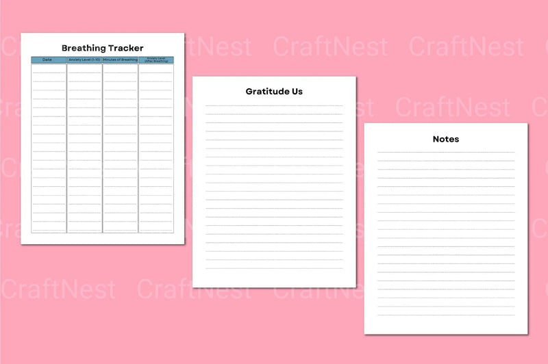 Anxiety Reset Workbook: Transform Your Mindset - CraftNest - Digital Crafting and Art