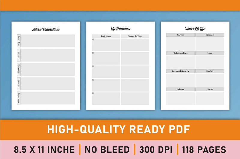 Manifestation Dream Life Planner - CraftNest - Digital Crafting and Art