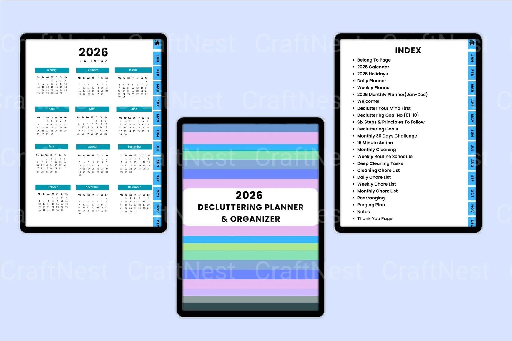 Decluttering Planner & Organizer - CraftNest - Digital Crafting and Art