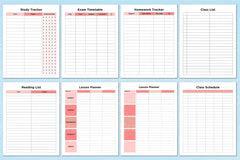 Student Planner Template on Canva - CraftNest - Digital Crafting and Art
