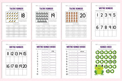 Kindergarten Addition Workbook - CraftNest - Digital Crafting and Art