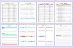Wellness Lifestyle Organizer - CraftNest - Digital Crafting and Art
