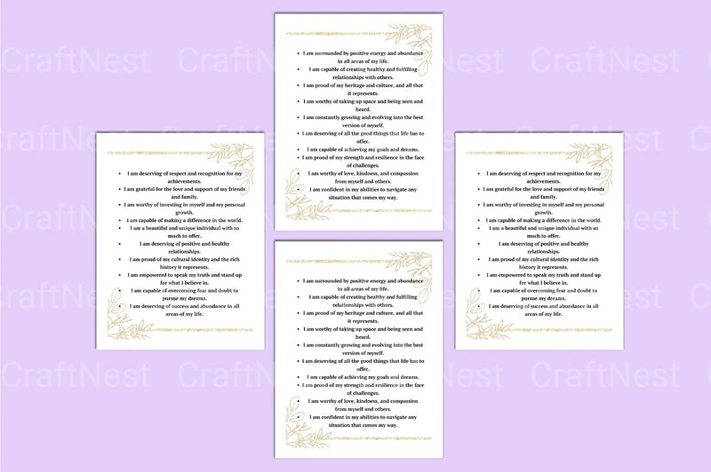 100 Positive Affirmations for Empowering Black Women - CraftNest - Digital Crafting and Art