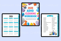 ADHD Cleaning Workbook: Effective Strategies for a Tidy Home - CraftNest - Digital Crafting and Art
