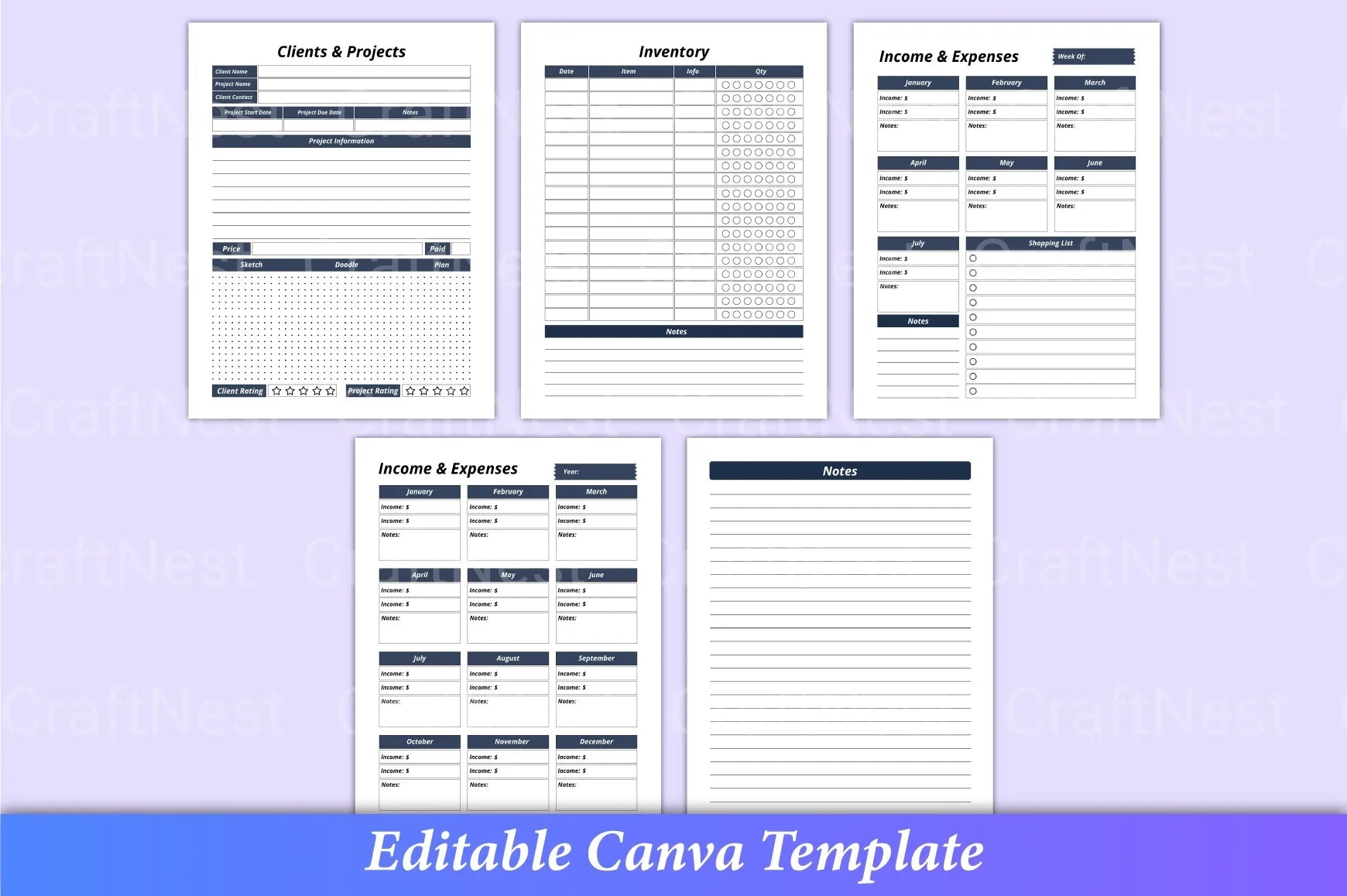 Ultimate Work From Home Planner - CraftNest - Digital Crafting and Art