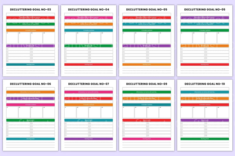 Decluttering and Cleaning Organizer - CraftNest - Digital Crafting and Art