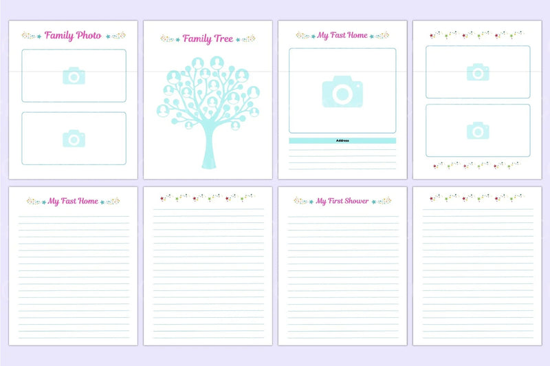Baby Memory Book: Capture Precious Moments - CraftNest - Digital Crafting and Art