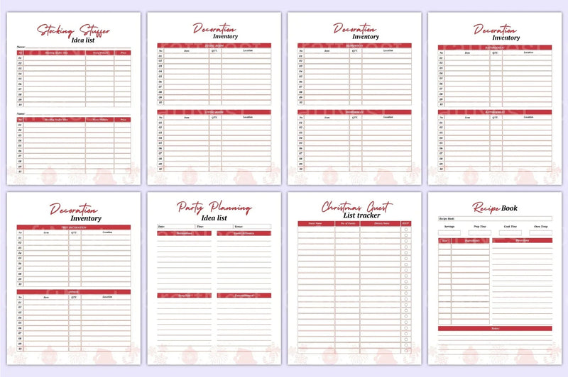 Christmas Planner Guide - CraftNest - Digital Crafting and Art