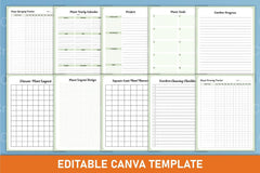 Home Plant Care Planner Template - CraftNest - Digital Crafting and Art
