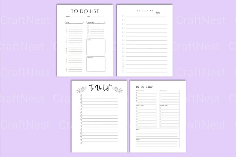 Mega To-Do List Planner - CraftNest - Digital Crafting and Art