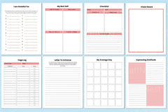 Vision Board Planner Template Canva - CraftNest - Digital Crafting and Art