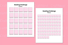 Reading Book Tracker App - CraftNest - Digital Crafting and Art