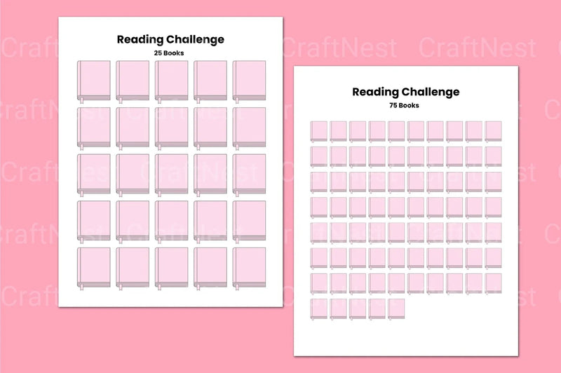Reading Book Tracker App - CraftNest - Digital Crafting and Art
