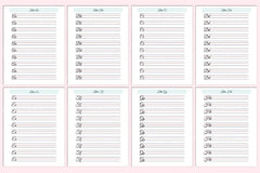 Cursive Letter Workbook for Handwriting Practice - CraftNest - Digital Crafting and Art