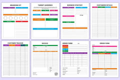 Business Management Organizer - CraftNest - Digital Crafting and Art