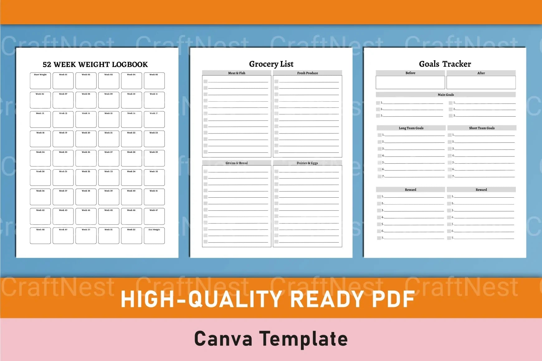 Weight Loss Tracker Tool - CraftNest - Digital Crafting and Art