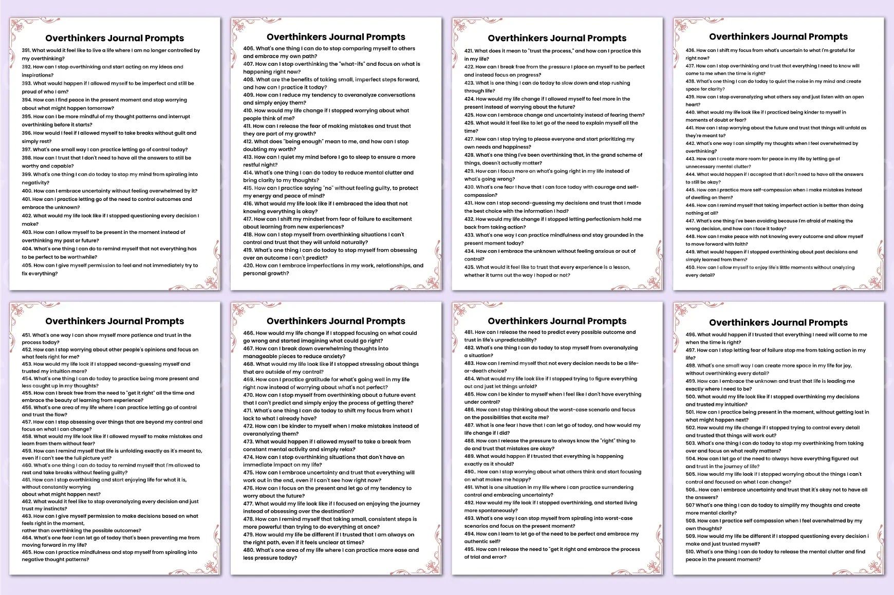 Overthinkers Prompts: Creative Inspiration Guide - CraftNest - Digital Crafting and Art