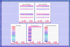 End of Life Planner Template - Canva - CraftNest - Digital Crafting and Art