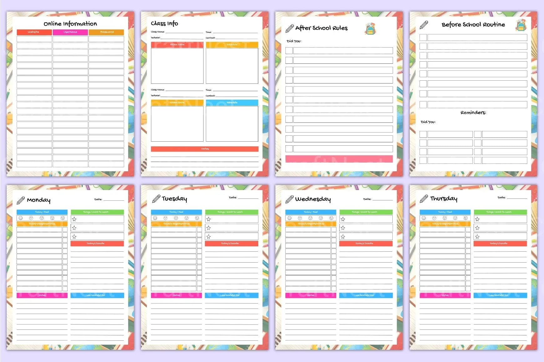 Academic Workbook for Kids - CraftNest - Digital Crafting and Art