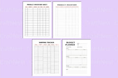 Shirt Business Planner Guide - CraftNest - Digital Crafting and Art