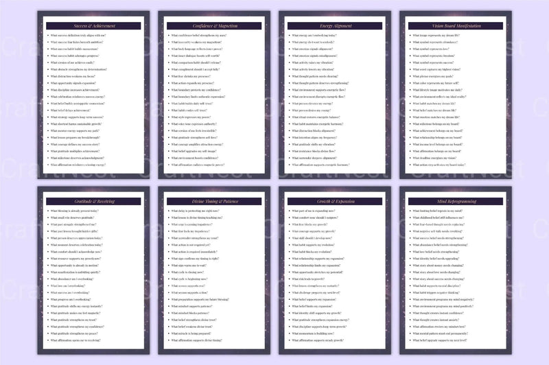 Manifestation Attraction Prompts for Success - CraftNest - Digital Crafting and Art