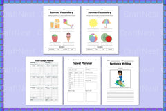 Summer Planner for Kids - Canva Template - CraftNest - Digital Crafting and Art