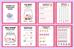 Valentine's Day Activity Book for Kids - CraftNest - Digital Crafting and Art