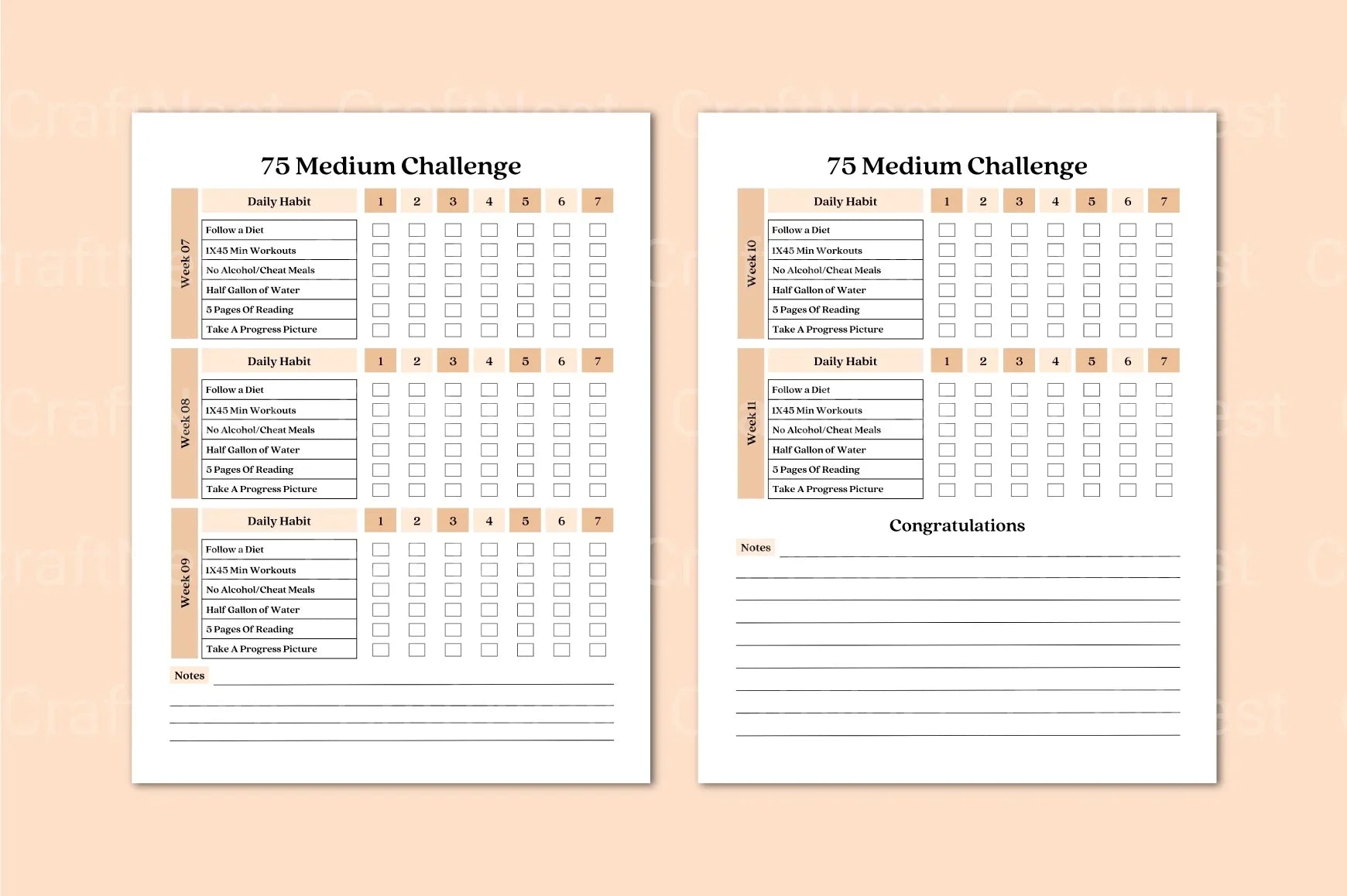 Medium Challenge Tracker: Stay Organized and Motivated - CraftNest - Digital Crafting and Art