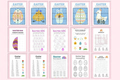 Easter Activity Coloring Book for Kids - CraftNest - Digital Crafting and Art