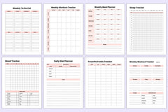 Weight Loss Planner - CraftNest - Digital Crafting and Art