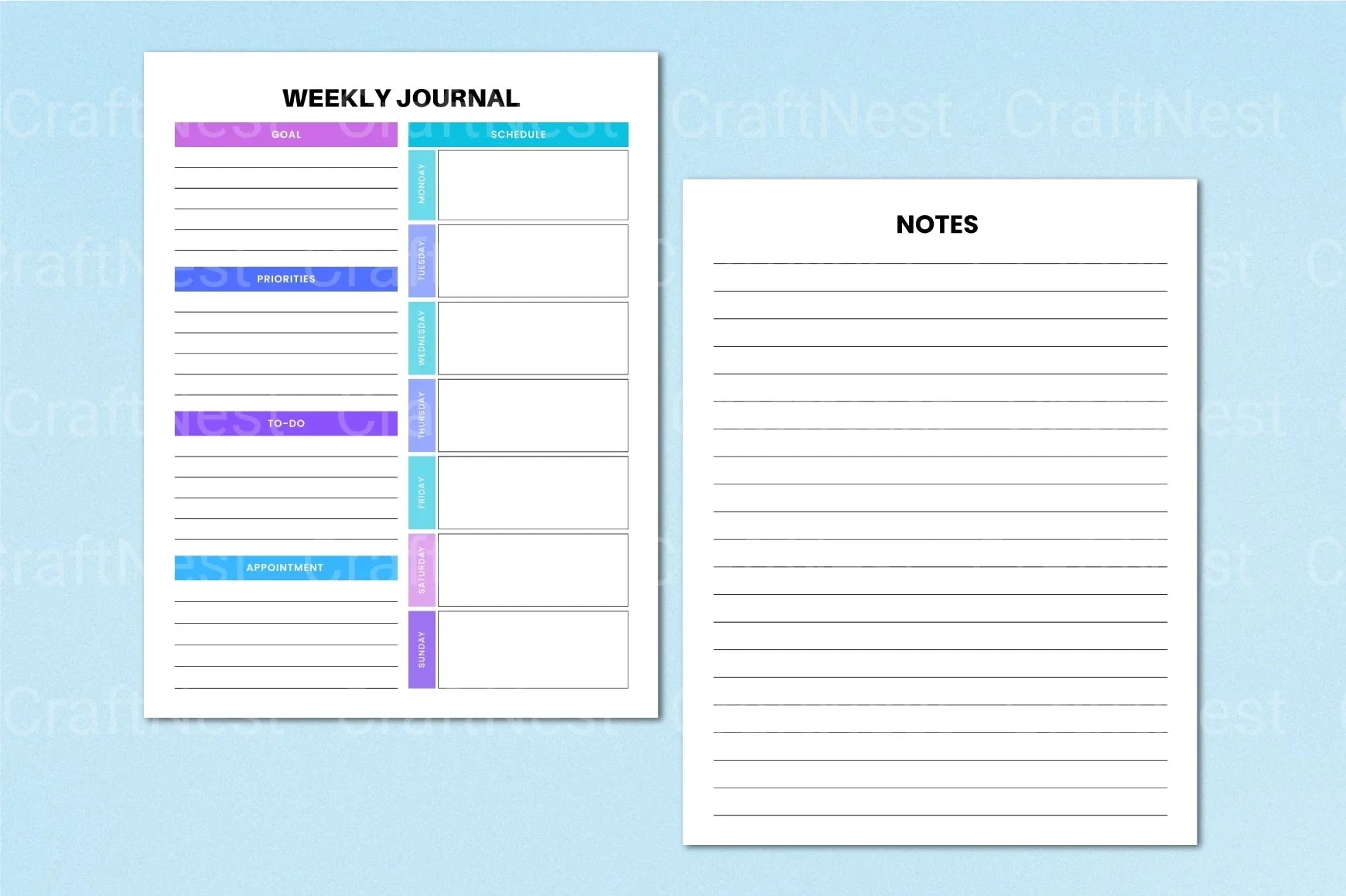 Weekly Report Summary - CraftNest - Digital Crafting and Art
