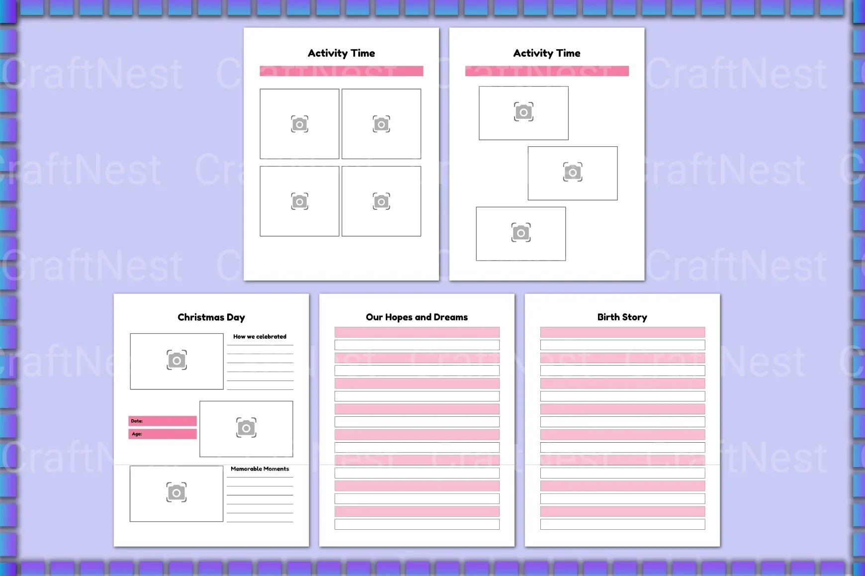 Baby Memory Book: Cherish Every Milestone - CraftNest - Digital Crafting and Art
