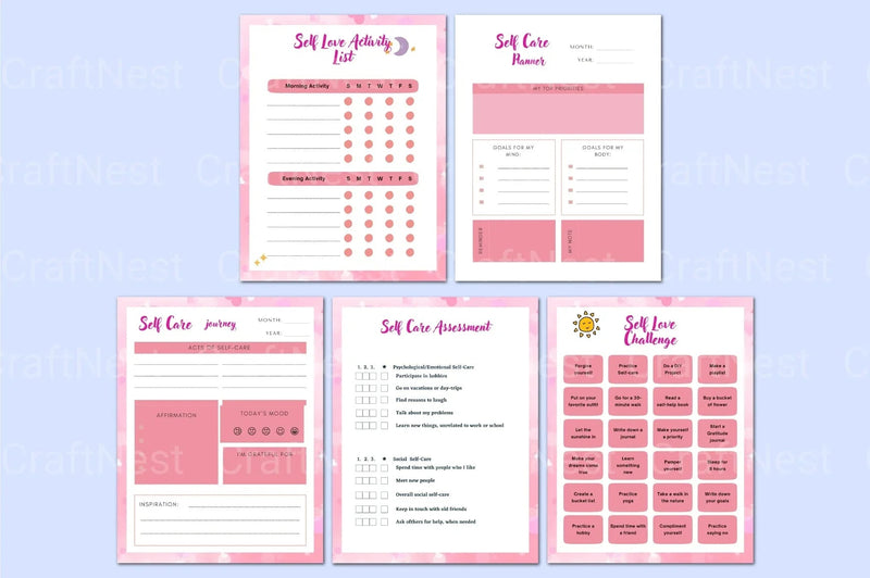 Self Esteem Workbook for Kids - CraftNest - Digital Crafting and Art