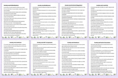 400 Deep Anxiety Prompts for Mindfulness - CraftNest - Digital Crafting and Art
