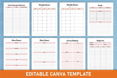 Party Event Planner Canva Template - CraftNest - Digital Crafting and Art